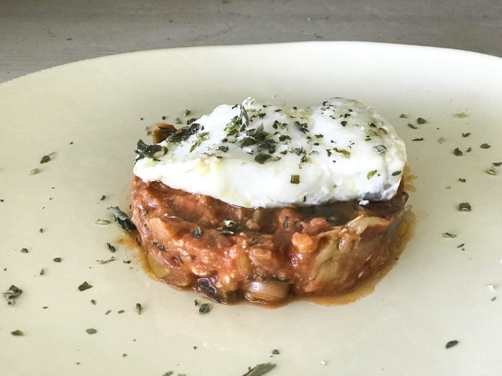 TIMBAL DE VERDURAS Y PESCADO