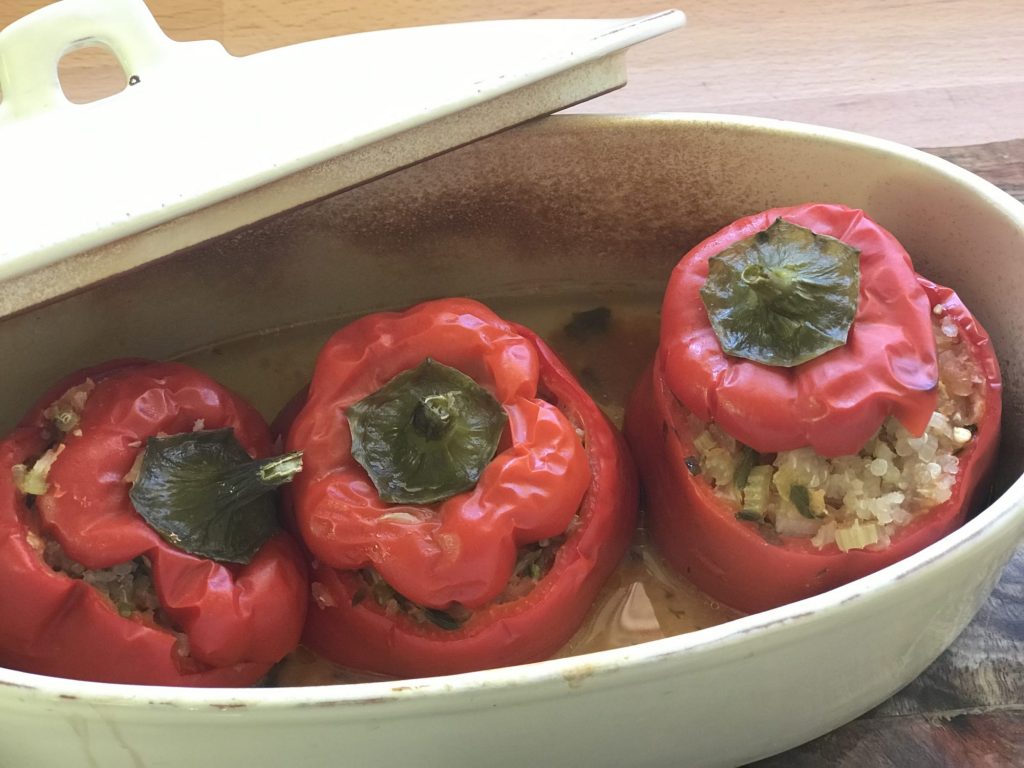 PIMIENTOS RELLENOS DE QUINOA